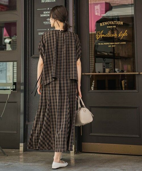 LAUTREAMONT / ロートレアモン シャツ・ブラウス | ギンガムチェック ブラウス≪セットアップ対応/手洗い可能≫ | 詳細10