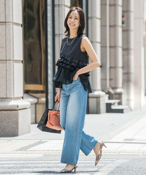 LAUTREAMONT / ロートレアモン シャツ・ブラウス | フリルギャザーノースリーブブラウス≪UV/接触冷感/洗濯機で洗える≫ | 詳細7