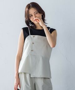 LAUTREAMONT / ロートレアモン シャツ・ブラウス | アシメラップキャミブラウス≪セットアップ対応/洗濯機で洗える≫