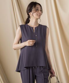 LAUTREAMONT / ロートレアモン シャツ・ブラウス | キレイ×リラックス ペプラムブラウス≪接触冷感/UV/洗濯機で洗える≫