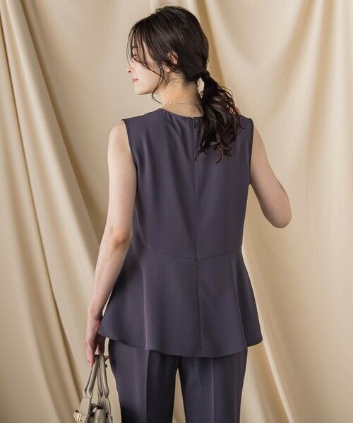 LAUTREAMONT / ロートレアモン シャツ・ブラウス | キレイ×リラックス ペプラムブラウス≪接触冷感/UV/洗濯機で洗える≫ | 詳細3