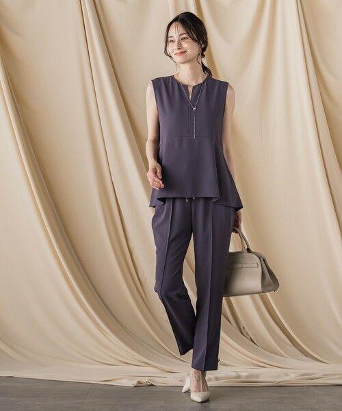 LAUTREAMONT / ロートレアモン シャツ・ブラウス | キレイ×リラックス ペプラムブラウス≪接触冷感/UV/洗濯機で洗える≫ | 詳細4