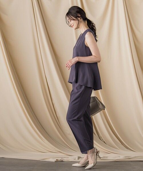 LAUTREAMONT / ロートレアモン シャツ・ブラウス | キレイ×リラックス ペプラムブラウス≪接触冷感/UV/洗濯機で洗える≫ | 詳細6