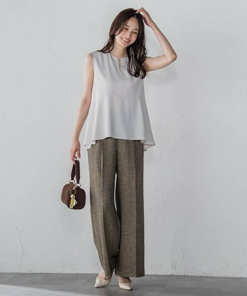 LAUTREAMONT / ロートレアモン シャツ・ブラウス | キレイ×リラックス ペプラムブラウス≪接触冷感/UV/洗濯機で洗える≫ | 詳細9