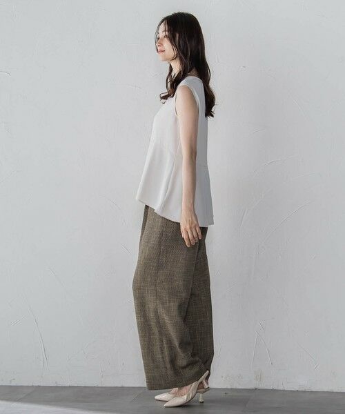 LAUTREAMONT / ロートレアモン シャツ・ブラウス | キレイ×リラックス ペプラムブラウス≪接触冷感/UV/洗濯機で洗える≫ | 詳細10