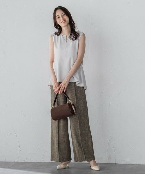 LAUTREAMONT / ロートレアモン シャツ・ブラウス | キレイ×リラックス ペプラムブラウス≪接触冷感/UV/洗濯機で洗える≫ | 詳細8