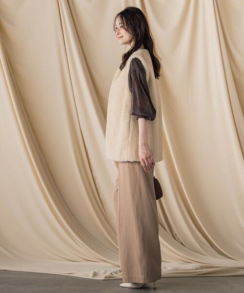 LAUTREAMONT / ロートレアモン シャツ・ブラウス | シアーブライト フロントタックブラウス≪手洗い可能≫ | 詳細26