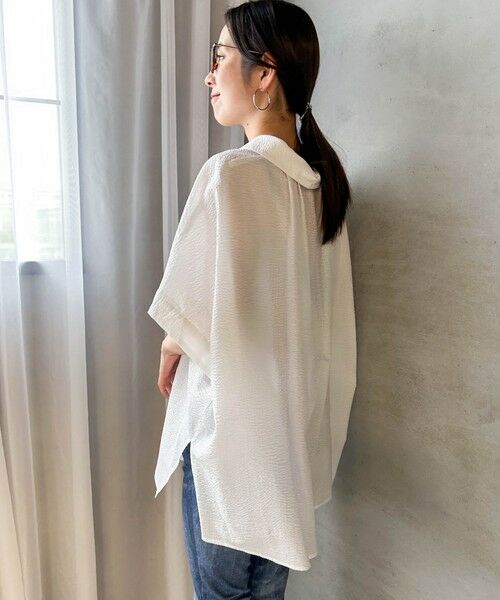 LAUTREAMONT / ロートレアモン シャツ・ブラウス | 【WEB限定】ワンダーウェーブクロスシャツブラウス ≪手洗い可能≫ | 詳細2