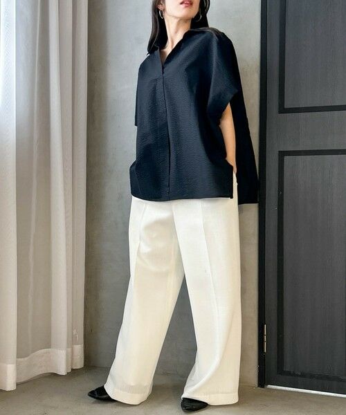 LAUTREAMONT / ロートレアモン シャツ・ブラウス | 【WEB限定】ワンダーウェーブクロスシャツブラウス ≪手洗い可能≫ | 詳細12