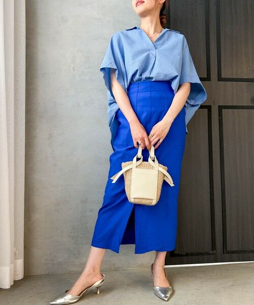 LAUTREAMONT / ロートレアモン シャツ・ブラウス | 【WEB限定】ワンダーウェーブクロスシャツブラウス ≪手洗い可能≫ | 詳細18