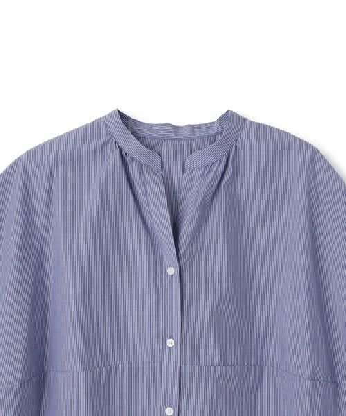 LAUTREAMONT / ロートレアモン シャツ・ブラウス | 【WEB限定】キュプラ混ストライプバンドカラーブラウス ≪手洗いOK≫ | 詳細14