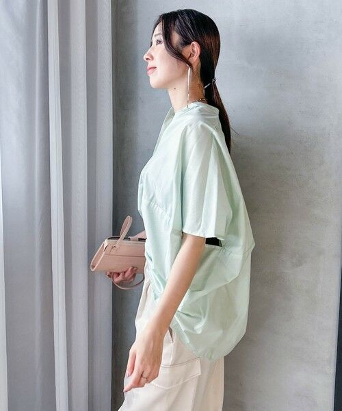 LAUTREAMONT / ロートレアモン シャツ・ブラウス | 【WEB限定】キュプラ混ストライプバンドカラーブラウス ≪手洗いOK≫ | 詳細18