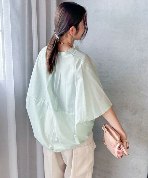 LAUTREAMONT / ロートレアモン シャツ・ブラウス | 【WEB限定】キュプラ混ストライプバンドカラーブラウス ≪手洗いOK≫ | 詳細19