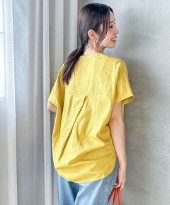 LAUTREAMONT / ロートレアモン シャツ・ブラウス | 【WEB限定】レーヨンリネンポプリンVネックブラウス