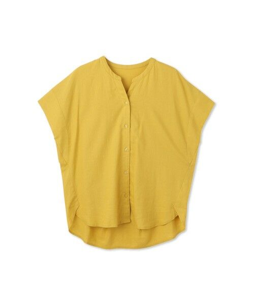 LAUTREAMONT / ロートレアモン シャツ・ブラウス | 【WEB限定】レーヨンリネンポプリンVネックブラウス | 詳細9