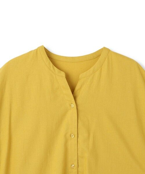 LAUTREAMONT / ロートレアモン シャツ・ブラウス | 【WEB限定】レーヨンリネンポプリンVネックブラウス | 詳細11