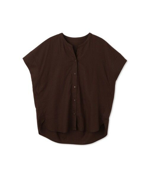 LAUTREAMONT / ロートレアモン シャツ・ブラウス | 【WEB限定】レーヨンリネンポプリンVネックブラウス | 詳細21