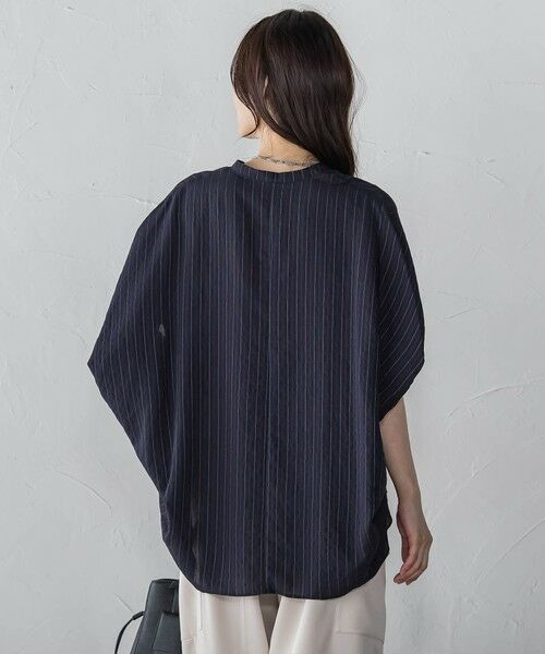 LAUTREAMONT / ロートレアモン シャツ・ブラウス | 【WEB限定】キュプラTRストライプブラウス | 詳細8