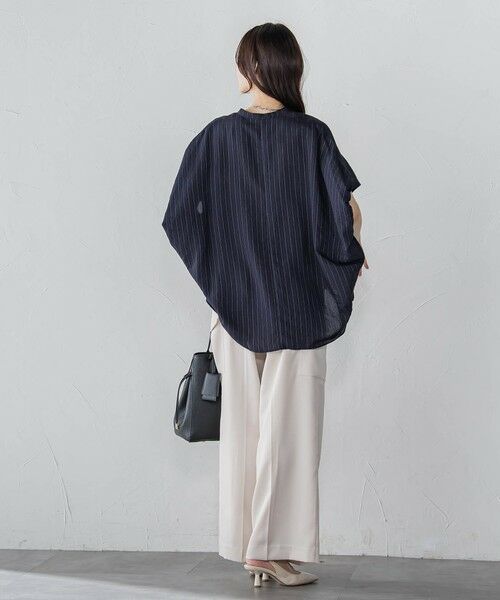 LAUTREAMONT / ロートレアモン シャツ・ブラウス | 【WEB限定】キュプラTRストライプブラウス | 詳細16