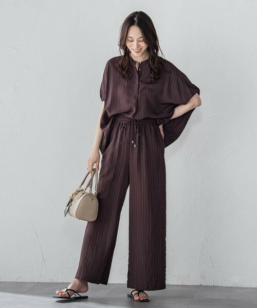 LAUTREAMONT / ロートレアモン シャツ・ブラウス | 【WEB限定】キュプラTRストライプブラウス | 詳細26