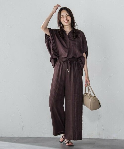 LAUTREAMONT / ロートレアモン シャツ・ブラウス | 【WEB限定】キュプラTRストライプブラウス | 詳細28