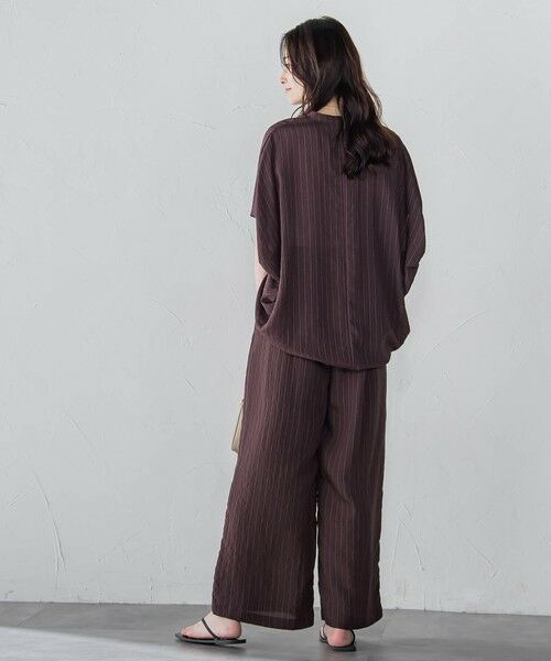 LAUTREAMONT / ロートレアモン シャツ・ブラウス | 【WEB限定】キュプラTRストライプブラウス | 詳細30