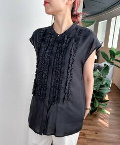 LAUTREAMONT / ロートレアモン シャツ・ブラウス | 【WEB限定】ノースリーブフロントフリルブラウス≪手洗い可能≫