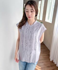 LAUTREAMONT / ロートレアモン シャツ・ブラウス | 【WEB限定】ノースリーブフロントフリルブラウス≪手洗い可能≫