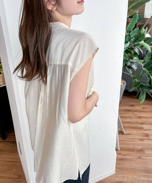 LAUTREAMONT / ロートレアモン シャツ・ブラウス | 【WEB限定】ノースリーブフロントフリルブラウス≪手洗い可能≫ | 詳細5