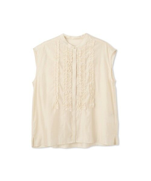 LAUTREAMONT / ロートレアモン シャツ・ブラウス | 【WEB限定】ノースリーブフロントフリルブラウス≪手洗い可能≫ | 詳細1
