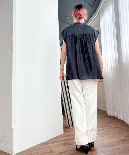 LAUTREAMONT / ロートレアモン シャツ・ブラウス | 【WEB限定】ノースリーブフロントフリルブラウス≪手洗い可能≫ | 詳細9