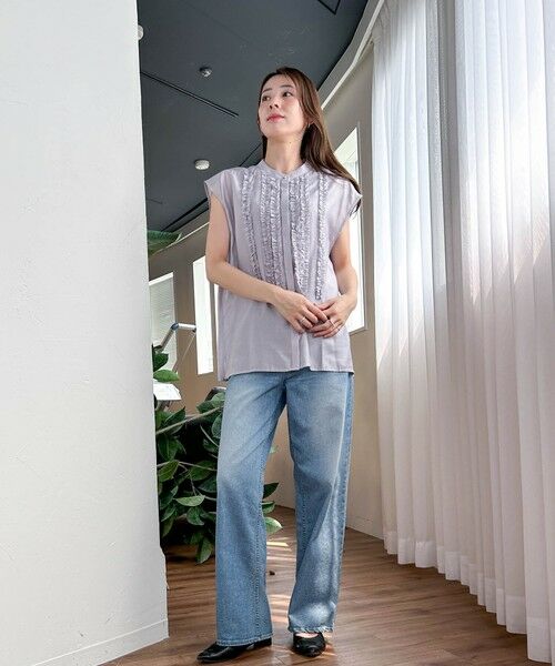 LAUTREAMONT / ロートレアモン シャツ・ブラウス | 【WEB限定】ノースリーブフロントフリルブラウス≪手洗い可能≫ | 詳細20