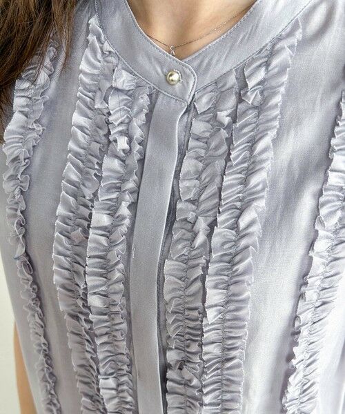 LAUTREAMONT / ロートレアモン シャツ・ブラウス | 【WEB限定】ノースリーブフロントフリルブラウス≪手洗い可能≫ | 詳細22