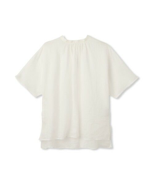 LAUTREAMONT / ロートレアモン シャツ・ブラウス | 【WEB限定】ラミーギャザーブラウス≪洗濯機で洗える≫ | 詳細6