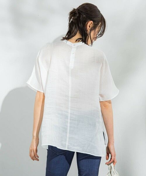 LAUTREAMONT / ロートレアモン シャツ・ブラウス | 【WEB限定】ラミーギャザーブラウス≪洗濯機で洗える≫ | 詳細2