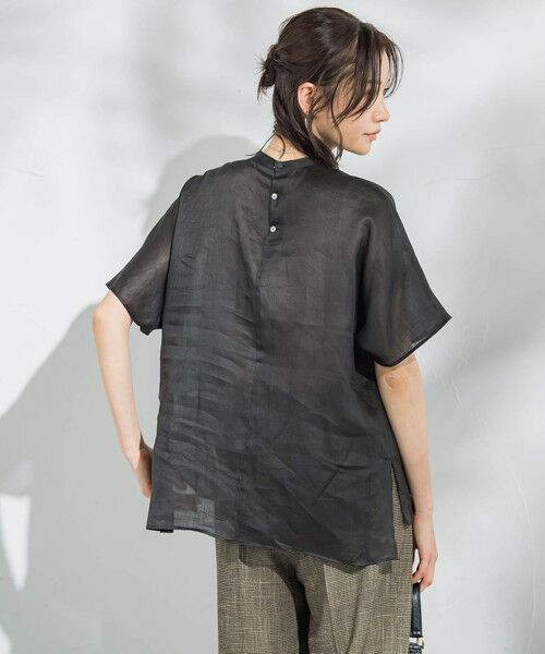 LAUTREAMONT / ロートレアモン シャツ・ブラウス | 【WEB限定】ラミーギャザーブラウス≪洗濯機で洗える≫ | 詳細7