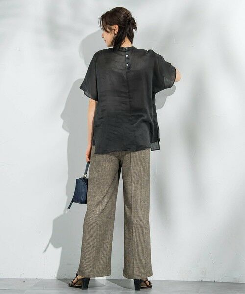 LAUTREAMONT / ロートレアモン シャツ・ブラウス | 【WEB限定】ラミーギャザーブラウス≪洗濯機で洗える≫ | 詳細10