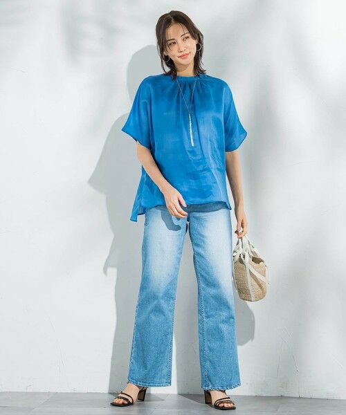 LAUTREAMONT / ロートレアモン シャツ・ブラウス | 【WEB限定】ラミーギャザーブラウス≪洗濯機で洗える≫ | 詳細23