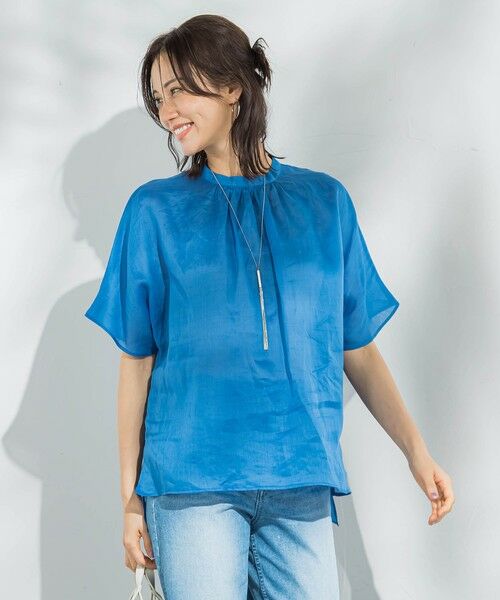 LAUTREAMONT / ロートレアモン シャツ・ブラウス | 【WEB限定】ラミーギャザーブラウス≪洗濯機で洗える≫ | 詳細20