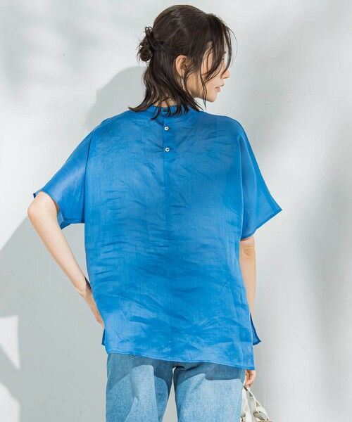 LAUTREAMONT / ロートレアモン シャツ・ブラウス | 【WEB限定】ラミーギャザーブラウス≪洗濯機で洗える≫ | 詳細21