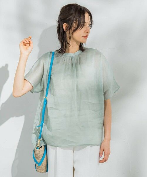 LAUTREAMONT / ロートレアモン シャツ・ブラウス | 【WEB限定】ラミーギャザーブラウス≪洗濯機で洗える≫ | 詳細26