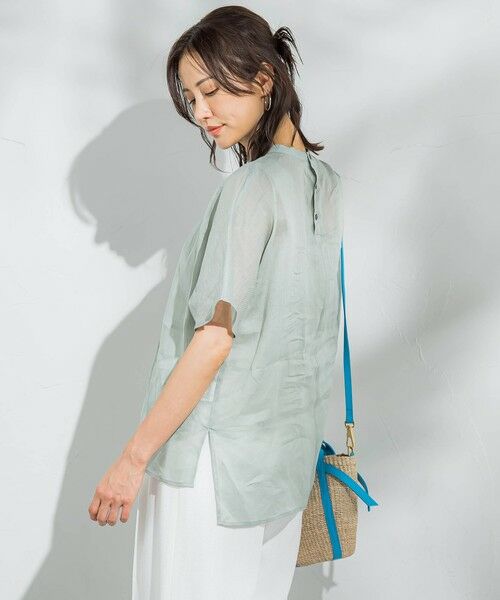 LAUTREAMONT / ロートレアモン シャツ・ブラウス | 【WEB限定】ラミーギャザーブラウス≪洗濯機で洗える≫ | 詳細27