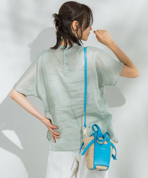 LAUTREAMONT / ロートレアモン シャツ・ブラウス | 【WEB限定】ラミーギャザーブラウス≪洗濯機で洗える≫ | 詳細28