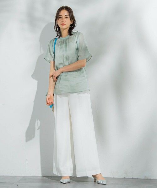 LAUTREAMONT / ロートレアモン シャツ・ブラウス | 【WEB限定】ラミーギャザーブラウス≪洗濯機で洗える≫ | 詳細29