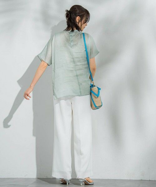 LAUTREAMONT / ロートレアモン シャツ・ブラウス | 【WEB限定】ラミーギャザーブラウス≪洗濯機で洗える≫ | 詳細30