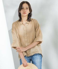 LAUTREAMONT / ロートレアモン シャツ・ブラウス | 【WEB限定】ラミーシャツブラウス≪洗濯機で洗える≫