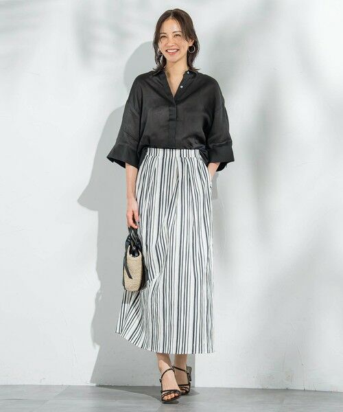 LAUTREAMONT / ロートレアモン シャツ・ブラウス | 【WEB限定】ラミーシャツブラウス≪洗濯機で洗える≫ | 詳細7