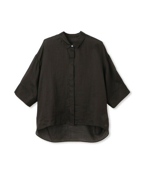 LAUTREAMONT / ロートレアモン シャツ・ブラウス | 【WEB限定】ラミーシャツブラウス≪洗濯機で洗える≫ | 詳細10