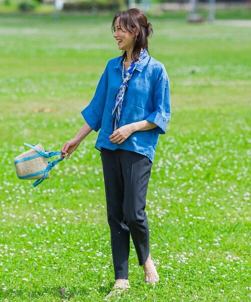 LAUTREAMONT / ロートレアモン シャツ・ブラウス | 【WEB限定】ラミーシャツブラウス≪洗濯機で洗える≫ | 詳細13