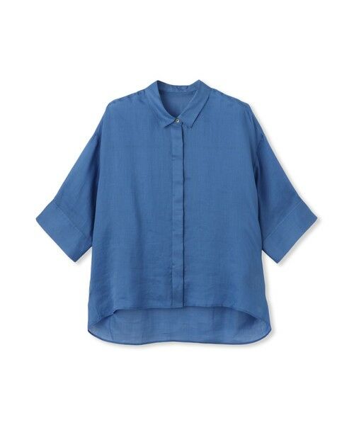 LAUTREAMONT / ロートレアモン シャツ・ブラウス | 【WEB限定】ラミーシャツブラウス≪洗濯機で洗える≫ | 詳細14